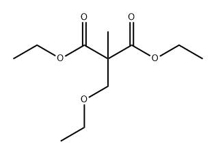 Propanedioic acid, 2-(ethoxymethyl)-2-methyl-, 1,3-diethyl ester Structure