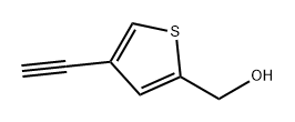 2-Thiophenemethanol, 4-ethynyl- Structure