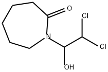 2H-Azepin-2-one, 1-(2,2-dichloro-1-hydroxyethyl)hexahydro- Structure