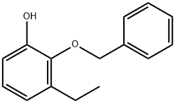 Phenol, 3-ethyl-2-(phenylmethoxy)- Structure