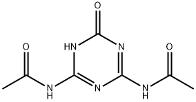 Acetamide, N,N'-(1,6-dihydro-6-oxo-1,3,5-triazine-2,4-diyl)bis- Structure