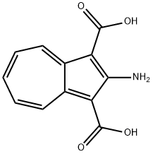 1,3-二羧基-2-氨基-薁,91493-47-9,结构式