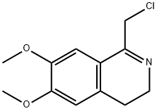 1-(Chloromethyl)-6,7-dimethoxy-3,4-dihydroisoquinoline Struktur