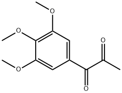 1-(3,4,5-三甲氧基苯基)丙烷-1,2-二酮 结构式