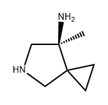 5-Azaspiro[2.4]heptan-7-amine, 7-methyl-, (7S)- Struktur