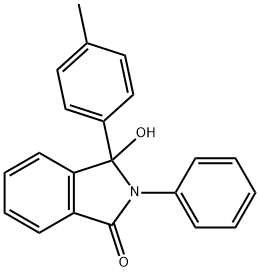 1H-Isoindol-1-one, 2,3-dihydro-3-hydroxy-3-(4-methylphenyl)-2-phenyl-