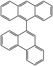 Anthracene, 9-(9-phenanthrenyl)- Struktur