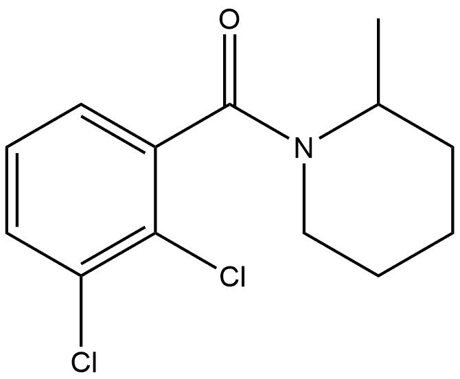 (2,3-Dichlorophenyl)(2-methyl-1-piperidinyl)methanone Structure