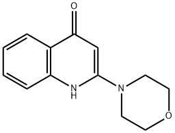 2-Morpholinoquinolin-4(1H)-one 化学構造式