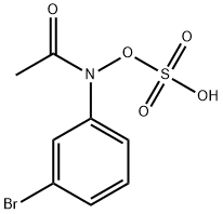 N-(sulfonatooxy)-3-bromoacetanilide 化学構造式