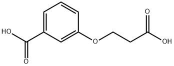 3-(2-Carboxyethoxy)benzoic acid Struktur