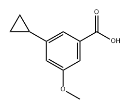 Benzoic acid, 3-cyclopropyl-5-methoxy-|