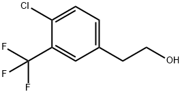 4-Chloro-3-(trifluoromethyl)benzeneethanol Structure