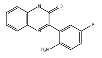 2(1H)-Quinoxalinone, 3-(2-amino-5-bromophenyl)- Structure