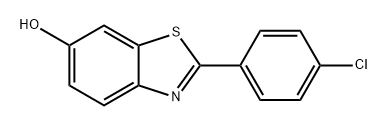 6-Benzothiazolol, 2-(4-chlorophenyl)- Struktur