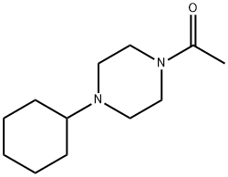 Ethanone, 1-(4-cyclohexyl-1-piperazinyl)- Struktur