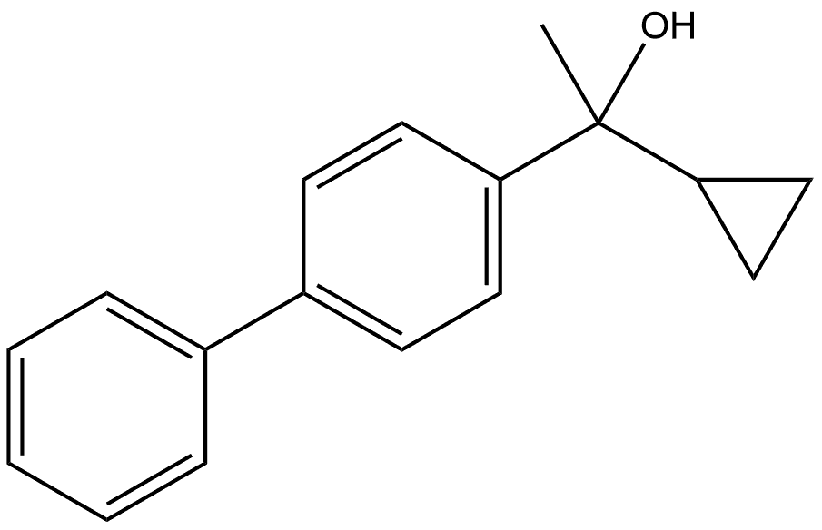 α-Cyclopropyl-α-methyl[1,1'-biphenyl]-4-methanol Structure