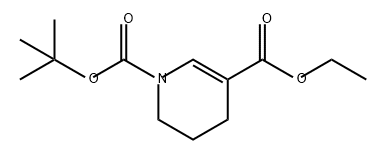 1,3(4H)-Pyridinedicarboxylic acid, 5,6-dihydro-, 1-(1,1-dimethylethyl) 3-ethyl ester 结构式