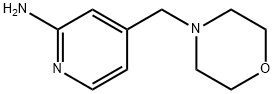 2-Pyridinamine, 4-(4-morpholinylmethyl)- Structure