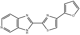 4-(Furan-2-yl)-2-(3H-imidazo[4,5-c]pyridin-2-yl)thiazole Struktur