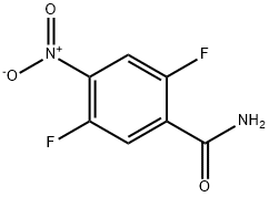 Benzamide, 2,5-difluoro-4-nitro- Structure