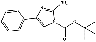 1H-Imidazole-1-carboxylic acid, 2-amino-4-phenyl-, 1,1-dimethylethyl ester Structure