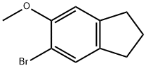 1H-Indene, 5-bromo-2,3-dihydro-6-methoxy- Structure