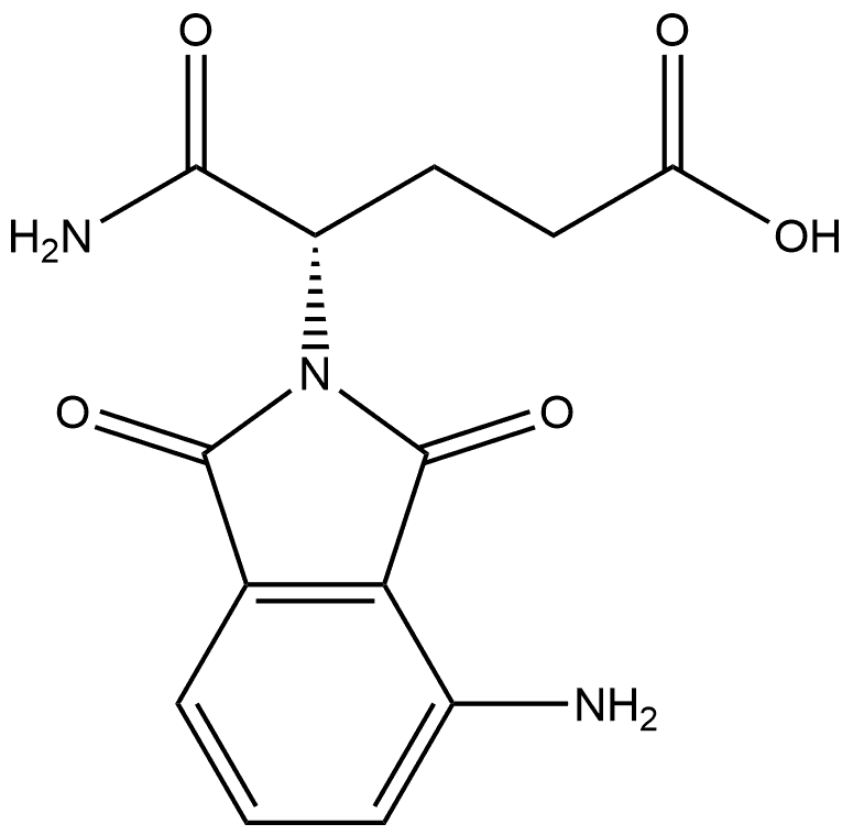2H-Isoindole-2-butanoic acid, 4-amino-γ-(aminocarbonyl)-1,3-dihydro-1,3-dioxo-, (γS)-, 918314-44-0, 结构式