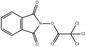醋酸,2,2,2-三氯-,1,3-二氢-1,3-二氧-2H-异吲哚-2-酯, 91837-50-2, 结构式