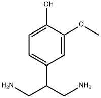 Phenol, 4-[2-amino-1-(aminomethyl)ethyl]-2-methoxy-,918419-42-8,结构式