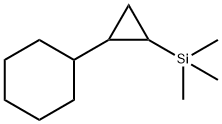 (2-Cyclohexylcyclopropyl)trimethylsilane Structure