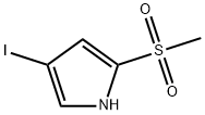 1H-Pyrrole, 4-iodo-2-(methylsulfonyl)- Structure