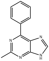 2-Methyl-6-phenyl-9H-purine Struktur