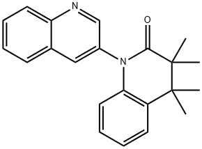 3,3,4,4-Tetramethyl-3,4-dihydro-2H-[1,3''-biquinolin]-2-one Structure