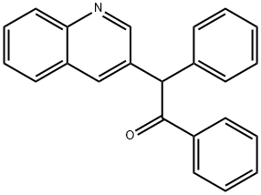 1,2-Diphenyl-2-(quinolin-3-yl)ethanone Structure
