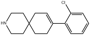 9-(2-Chlorophenyl)-3-azaspiro[5.5]undec-8-ene Struktur