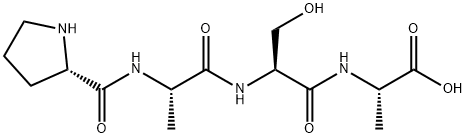 L-Alanine, L-prolyl-L-alanyl-L-seryl- Struktur