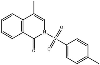 4-Methyl-2-tosylisoquinolin-1(2H)-one,918867-79-5,结构式