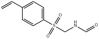 Formamide, N-[[(4-ethenylphenyl)sulfonyl]methyl]- Struktur