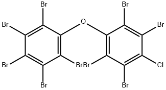 Benzene, 1,2,3,4,5-pentabromo-6-(2,3,5,6-tetrabromo-4-chlorophenoxy)- Struktur