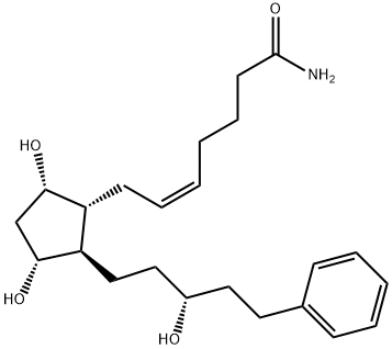 Latanoprost amide 化学構造式