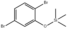 Benzene, 1,4-dibromo-2-[(trimethylsilyl)oxy]- Struktur