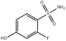 Benzenesulfonamide, 2-fluoro-4-hydroxy- 化学構造式