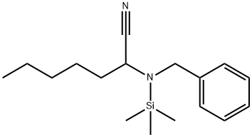 2-(Benzyl(trimethylsilyl)amino)heptanenitrile|