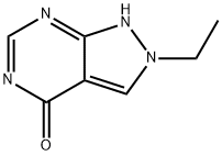 2-Ethyl-1H-pyrazolo[3,4-d]pyrimidin-4(2H)-one Struktur