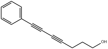 4,6-Heptadiyn-1-ol, 7-phenyl- Struktur