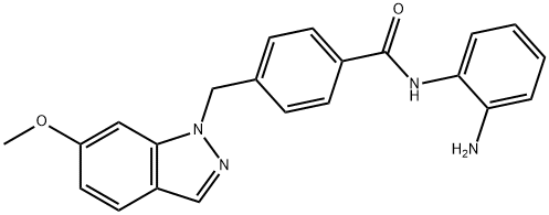 N-(2-Aminophenyl)-4-((6-methoxy-1H-indazol-1-yl)methyl)benzamide Structure