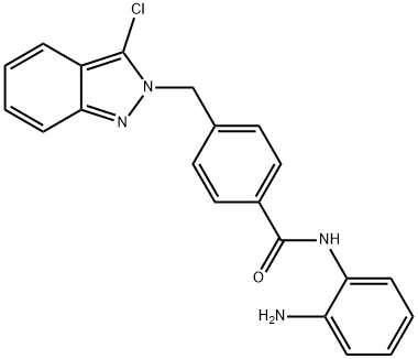N-(2-Aminophenyl)-4-((3-chloro-2H-indazol-2-yl)methyl)benzamide Structure