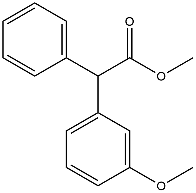 methyl 2-(3-methoxyphenyl)-2-phenylacetate Structure