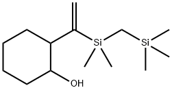 2-(1-(Dimethyl((trimethylsilyl)methyl)silyl)vinyl)cyclohexanol Structure
